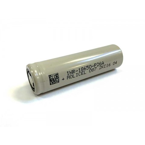 Molicel P26A 2600mAh 35A 18650  Cell