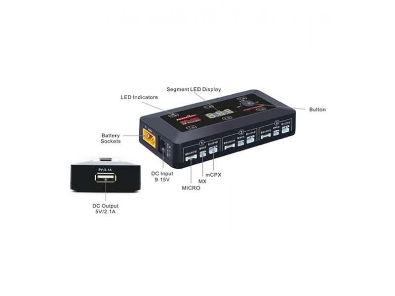 Ultra Power UPS6 1S Battery Charger