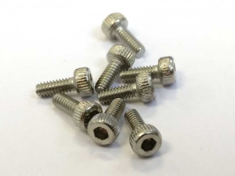 Stainless Steel M2x5 Screws (socket cap) 8pcs