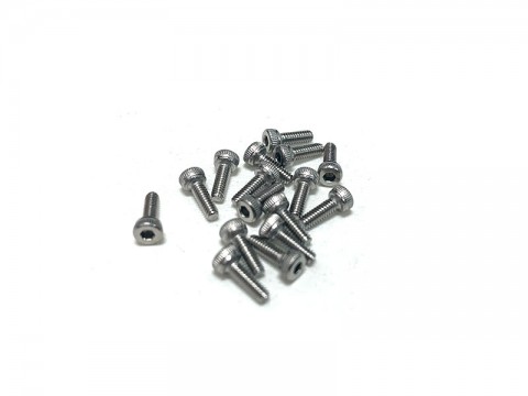 Stainless Steel M2x6 Screws (socket cap) 16pcs