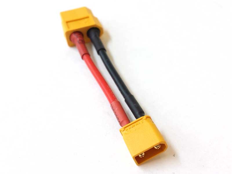 MEIRIYFA Câble adaptateur XT60 mâle vers XT30 femelle avec connecteur 16  AWG, mâle XT-60 vers femelle XT-30 – 13 cm