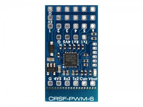 Matek CRSF / ELRS  to PWM Converter - 6 Channels